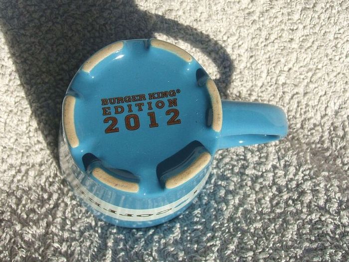 BURGER KING - a special edition I LOVE COFFEE blue mug (2012)