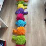 soft toy Xl rainbow caterpillar Image 2
