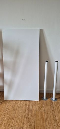 IKEA Lagkapten table and 2 Adils legs
