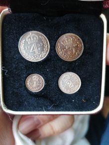 1893 Prooflike Maundy Coin Set