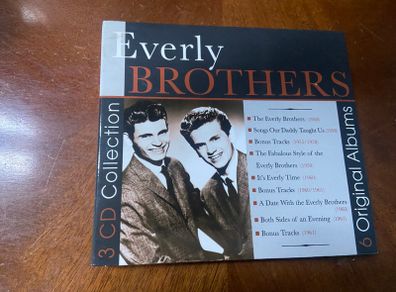The Everly Brothers 6 Original Albums 3 CD Set