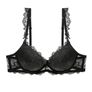Women'S Lace Bra With Diamond Decoration, Push Up And Gathered Effect size 70 a Image 4