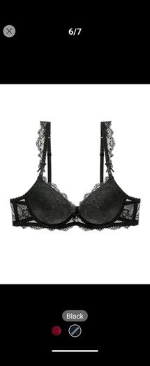 Women'S Lace Bra With Diamond Decoration, Push Up And Gathered Effect size 70 a