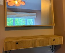 Mirror and console table