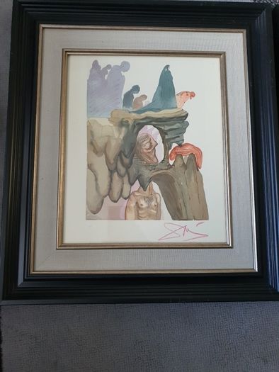Salvidore dali signed art