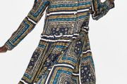 ZARA shirt dress with frill New S