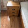 Solid Oak Bedroom Furniture (Double Bed, Mattress, Locker, Dressing table, Chest) Image 5