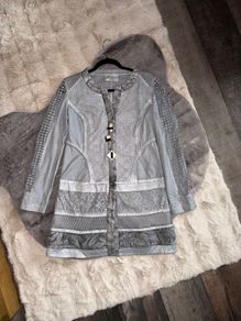 Elisa Cavaletti by Daniela Dalla Valle Italian Designer Statement Coat Size S