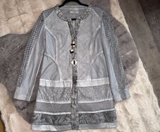 Elisa Cavaletti by Daniela Dalla Valle Italian Designer Statement Coat Size S