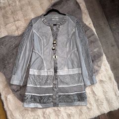 Elisa Cavaletti by Daniela Dalla Valle Italian Designer Statement Coat Size S
