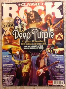 Classic Rock Magazine.   Deep Purple.