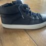 Mens leather trainers Image 3