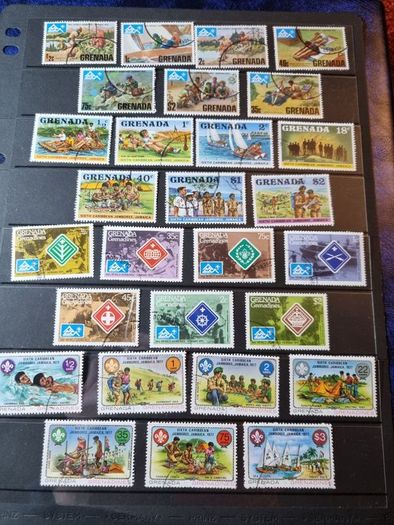 Stamp lot 1438 Scouts