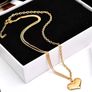 The Affection Heart Necklace  Available for Custom By R'Laith Engraving Image 2