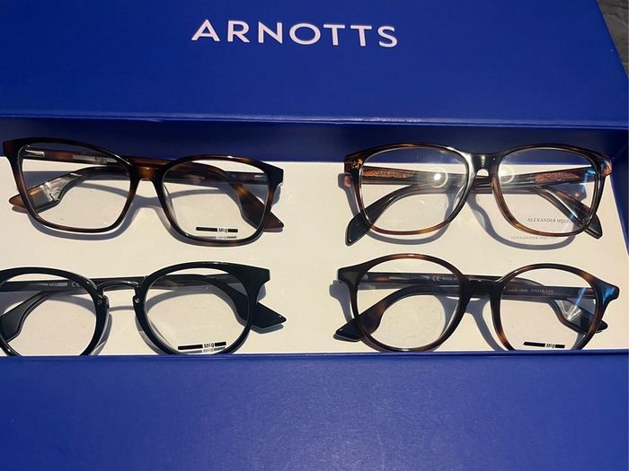 Alexander Mc Queen genuine Reading frame Glasses