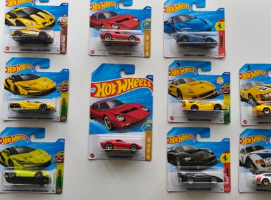 Hot Wheels FERRARI and Lamborghini bundle