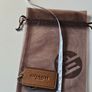 Coach Brown Leather Bag Tag / Authentic / NEW Image 2