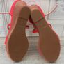 Boden new ladies Cassie Espadrille wedge shoes in red suede UK 3.5.. EUR 36 Image 9
