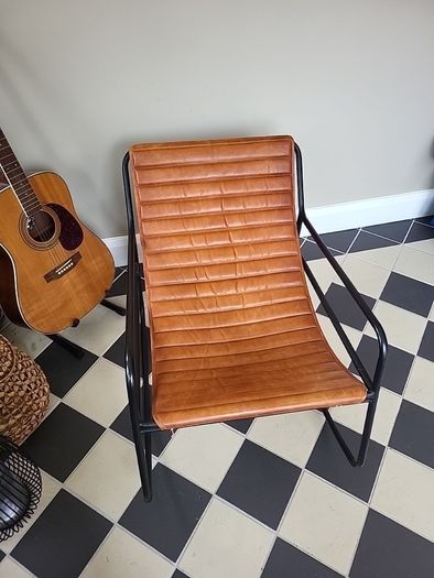 leather rocking chair