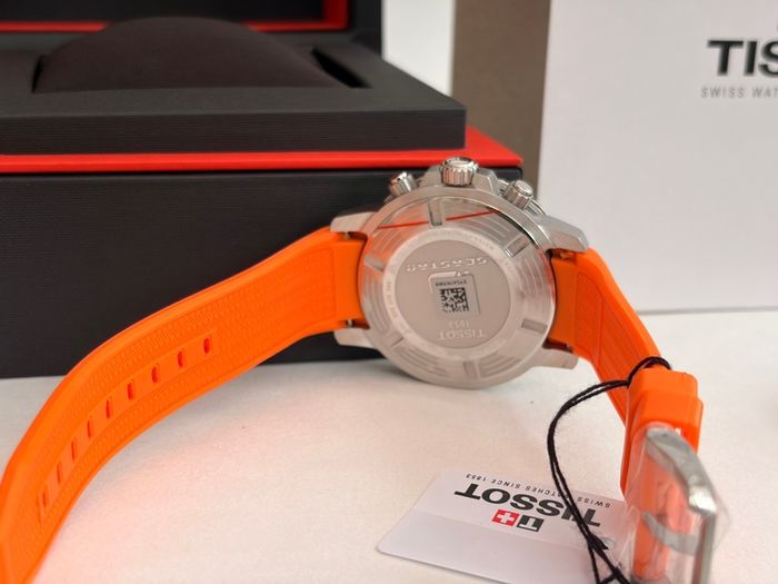 Tissot Seastar 1000 T120.417.17.051.01 Silver Orange Black Mens