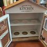 Wooden Kitchen Egg Storage House / Cupboard: 6 Egg Holder Image 2