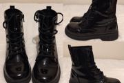 Black Patent Boots