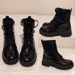 Black Patent Boots