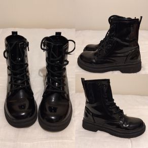 Black Patent Boots