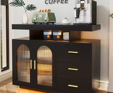 Led Larger Sideboard Cabinet 100cm