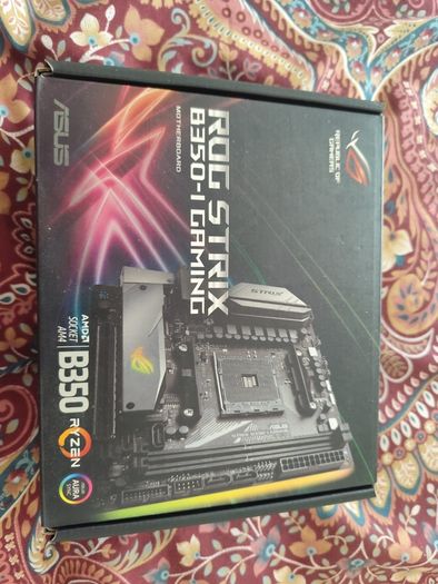 Asus Rog Strix B350-i Gaming Mini-itx Motherboard + Amd Ryzen 5 2400g Cpu Bundle
