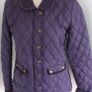 Dickens & Jones Purple Quilted Jacket Size 12 Image 2