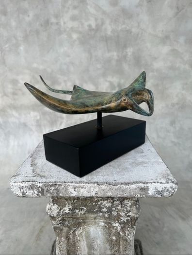 Manta Ray (33cm) - Patinated Bronze