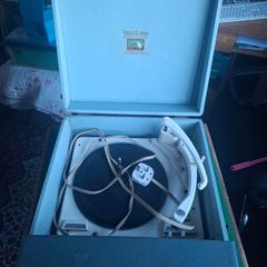 HMV vintage turntable.