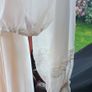 Vintage chiffon two piece wedding outfit, sz 10, 1980s, D18 post 6e Image 2