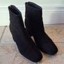 Black suede boots (Topshop) Image 3