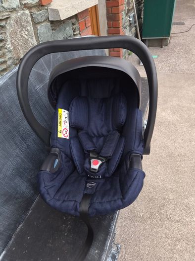 Egg pram 3-piece set in navy