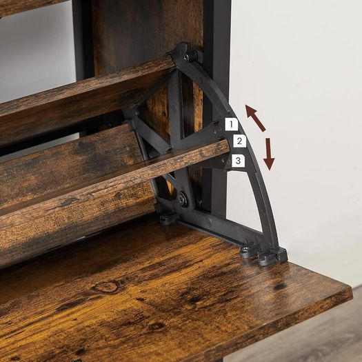 Vintage Shoe Cabinet with 2 Flaps Dustproof