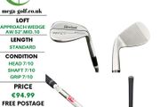 Cleveland RTX 6 Zipcore Wedge Aw 52 Degree.Mid.10 / Kbs Tour Lite Stiff