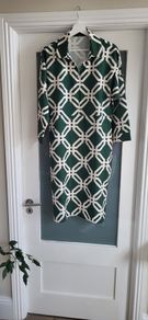 Unsigned abstract print midi Sz XL (Fit 12-14UK)