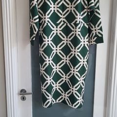 Unsigned abstract print midi Sz XL (Fit 12-14UK)
