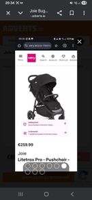 Joie buggy with cover