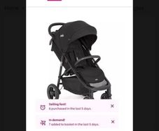 Joie buggy with cover