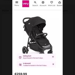 Joie buggy with cover