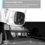 NEW SALE | Outdoor Security Camera, Weatherproof, flexible installation, No Hub Required, Works with Alexa & Google Home, 3MP Ultra-High Definition, Automatic Siren, 2-way Audio, SD Storage Image 3