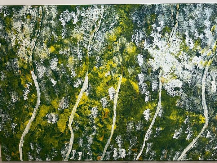 Original abstract landscape painting