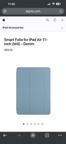 Apple iPad Air Case / Smart Folio / Denim Blue
