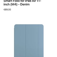 Apple iPad Air Case / Smart Folio / Denim Blue