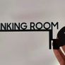 modern comical bathroom home decor sign Image 2
