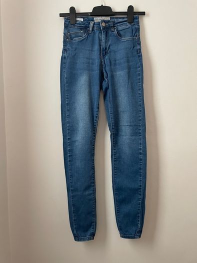 DIESEL JEANS High Waist Skinny Leg Bum Lift Blue Size 26/32!