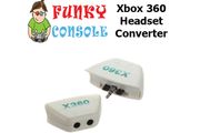 Xbox 360 Wireless Controller Earphone Headphones Headset Mic Convertor Adapter